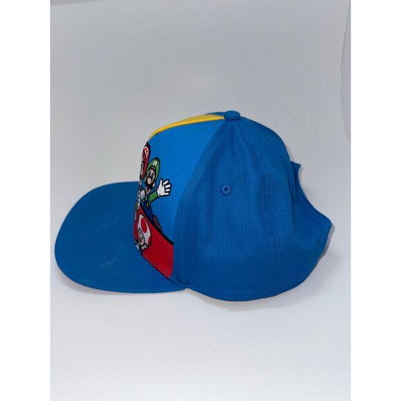 Super Mario Bros Boys Snapback Hat - Picture 2 of 5